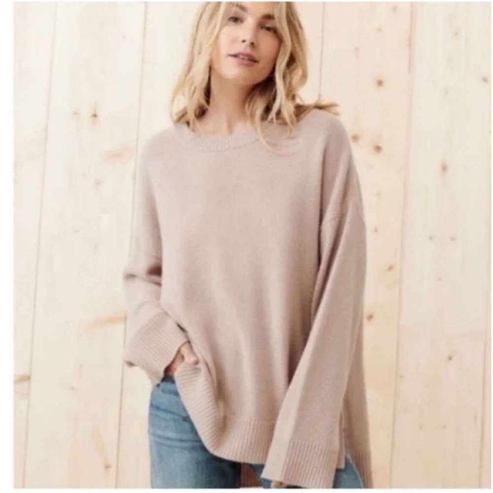 Jenni Kayne Cashmere Boyfriend Sweater Size L